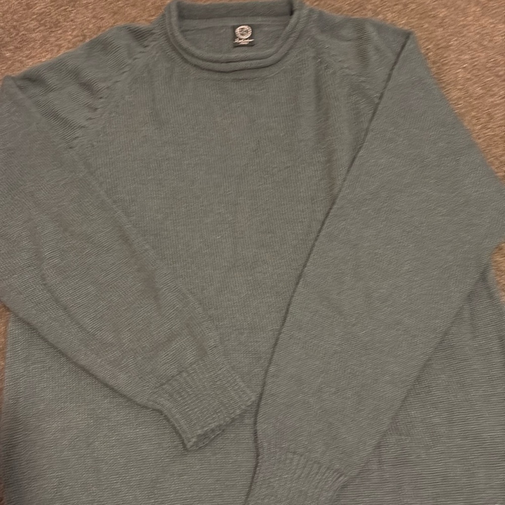 Men's Peruvian Inca crew neck sweater - Dark Gray